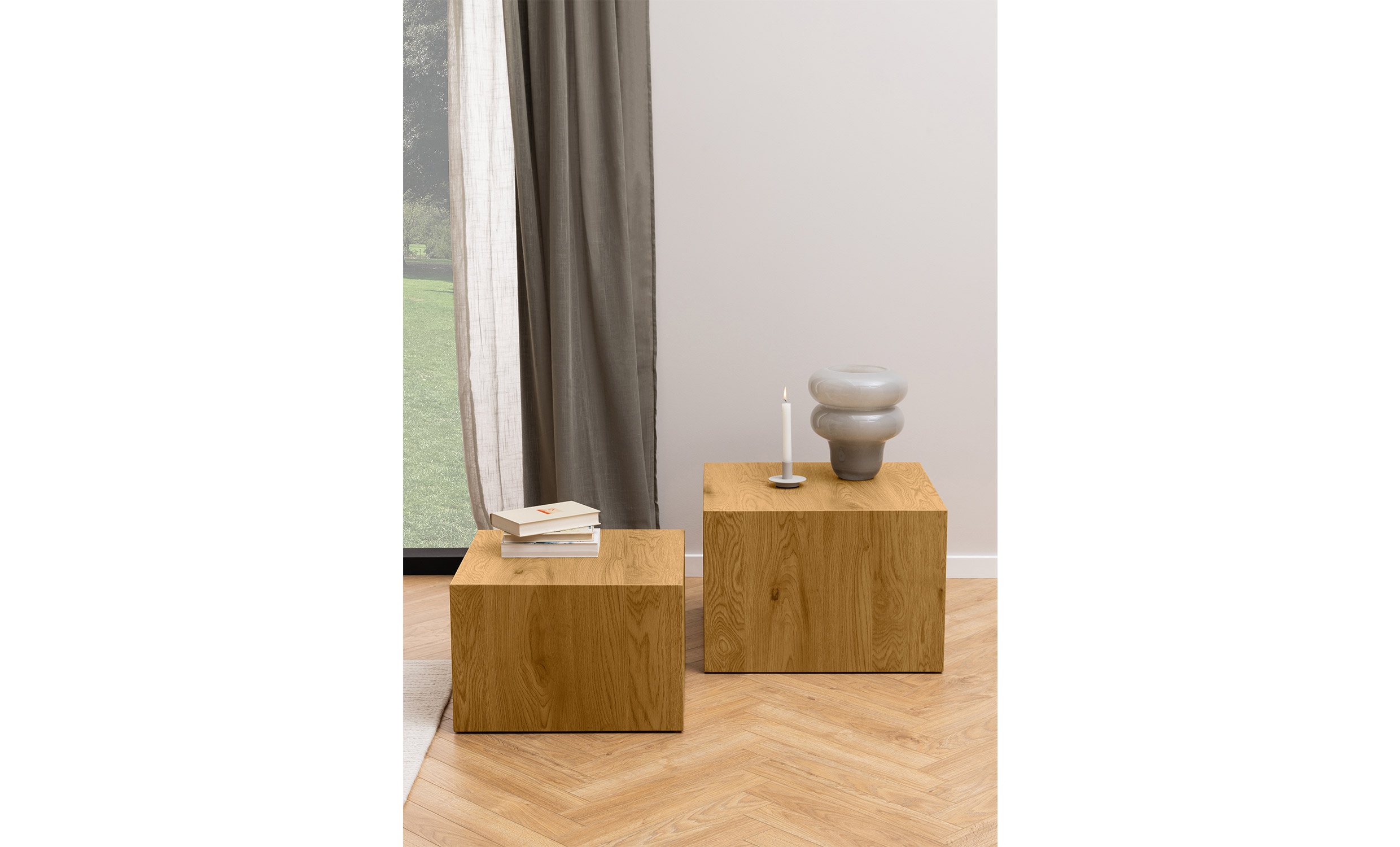 DAISY Soffbord 2-set Natur