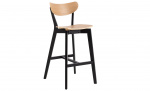 ROMEO Barstol Svart/Natur Byt till bild nr 1 (ROMEO Barstol Svart/Natur)