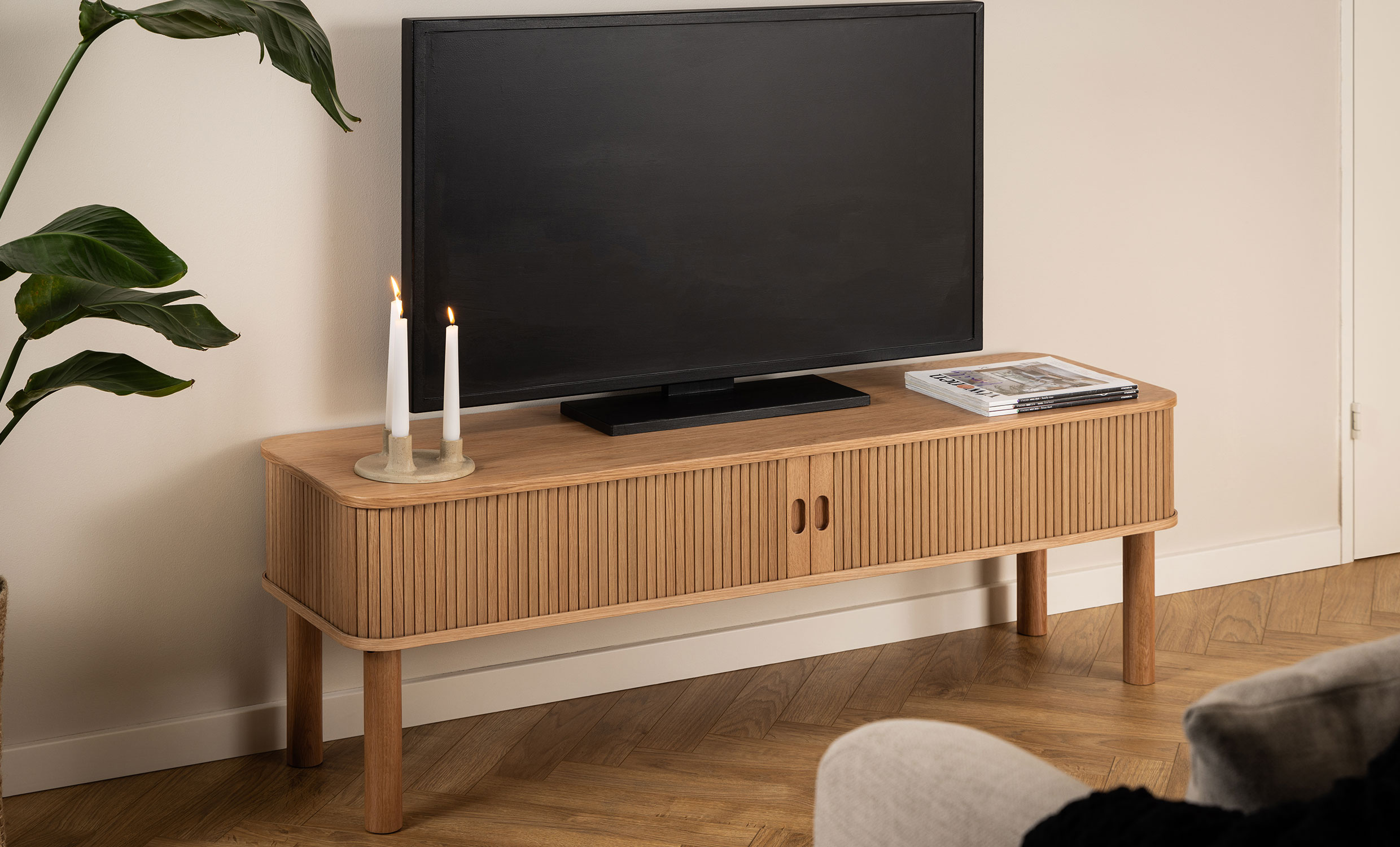 SOLVEIG TV-Bord Natur