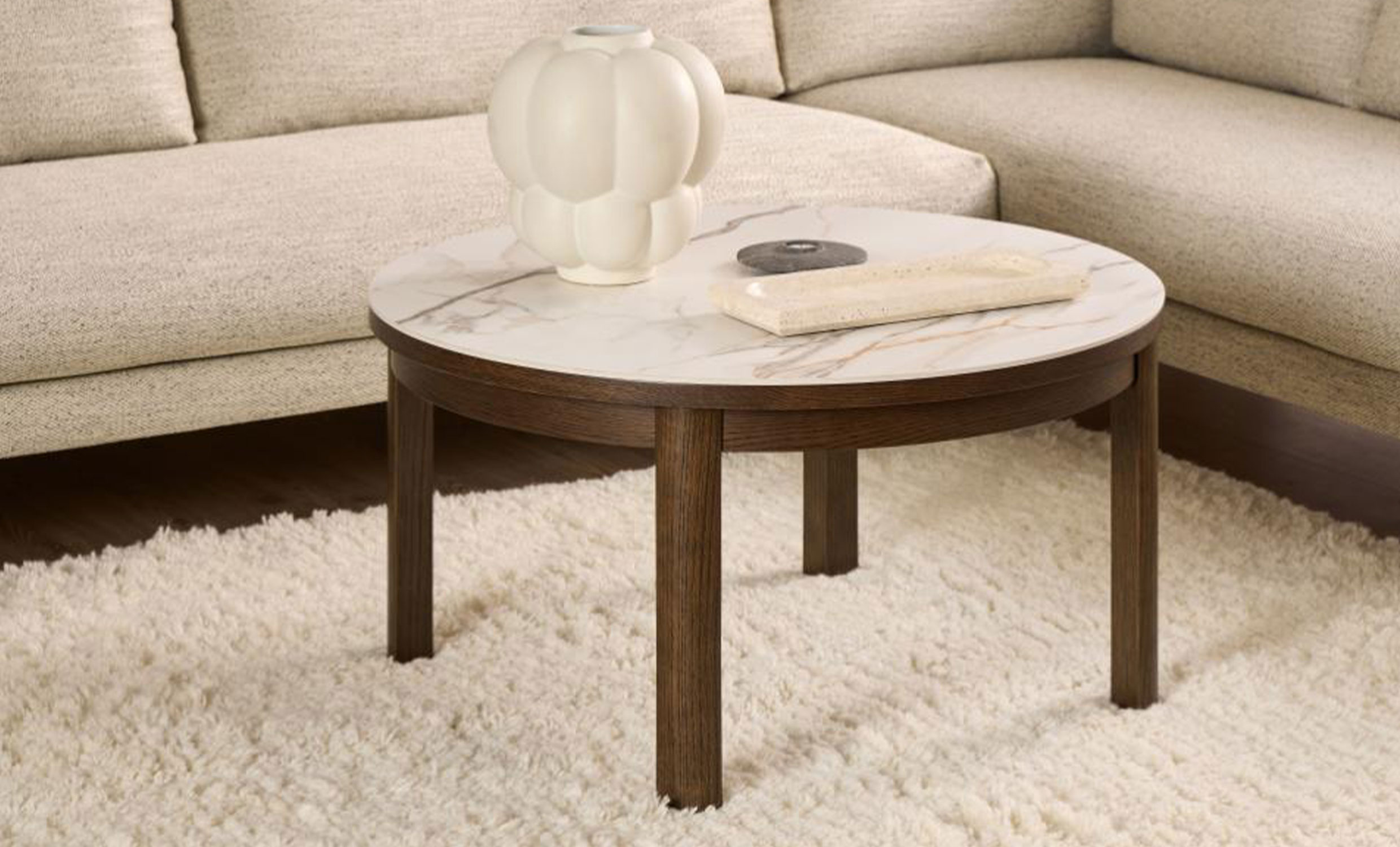 VELORIA Soffbord 90 M�rkbrun