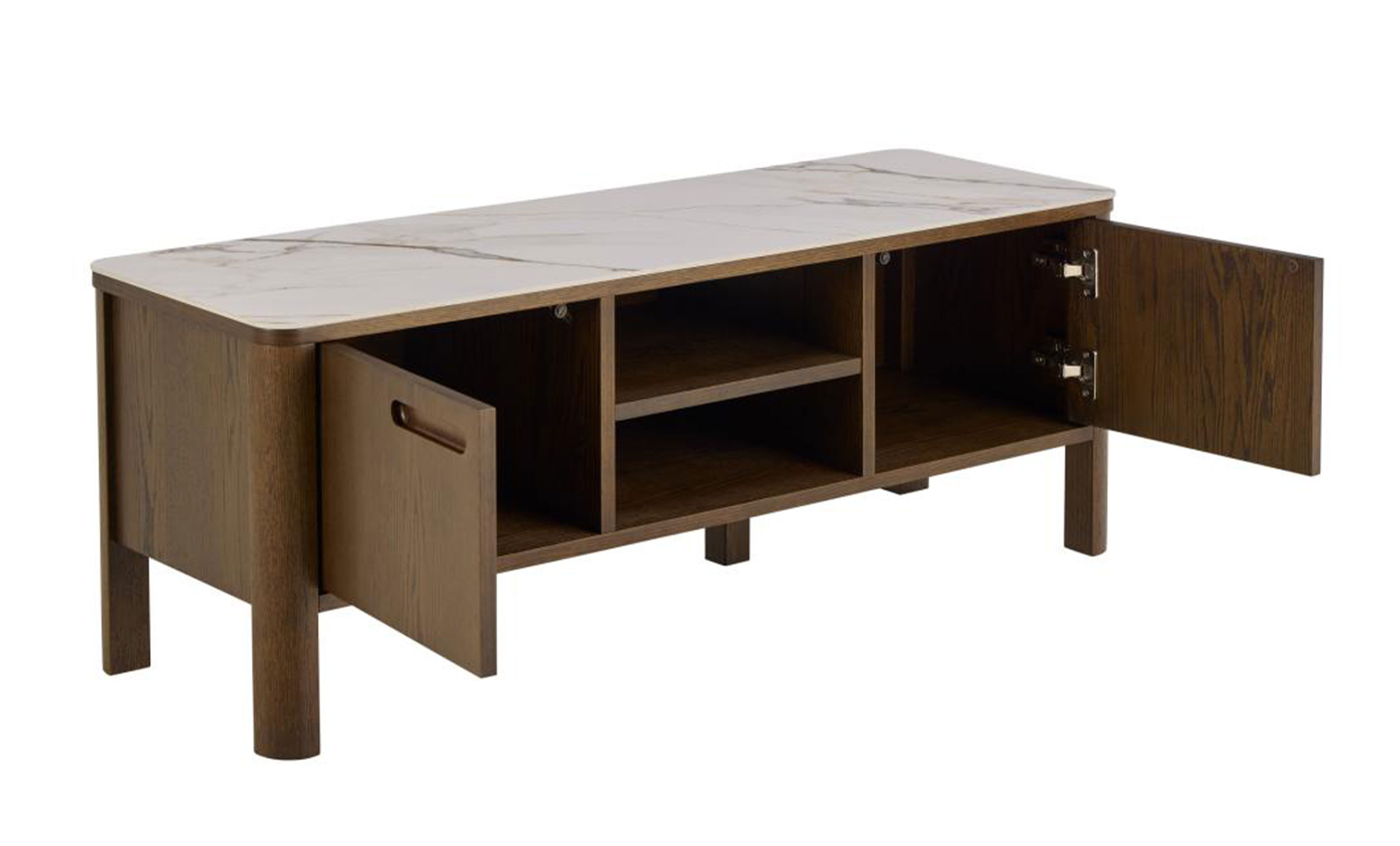 VELORIA TV-b�nk M�rkbrun