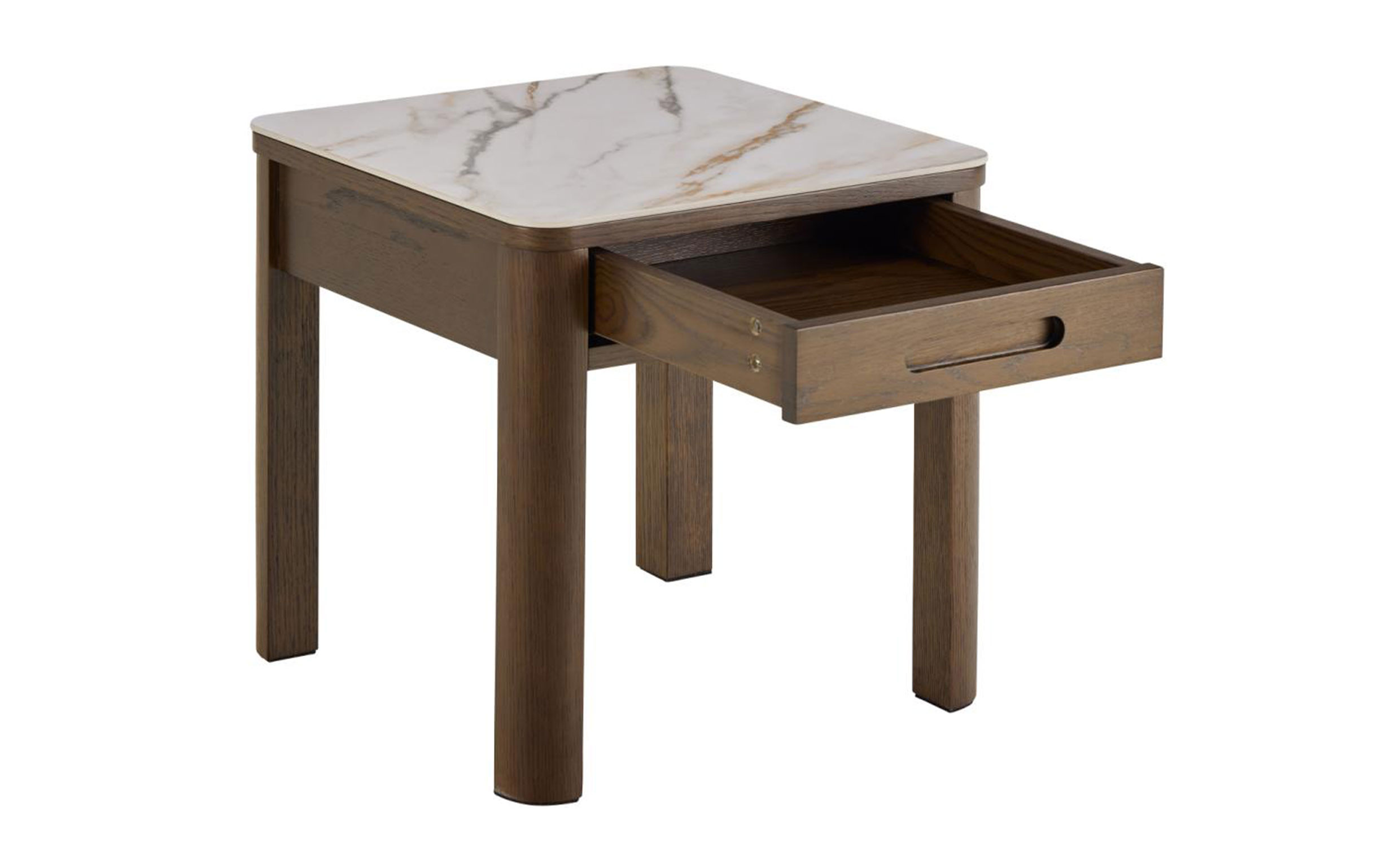 VELORIA Sidobord M�rkbrun