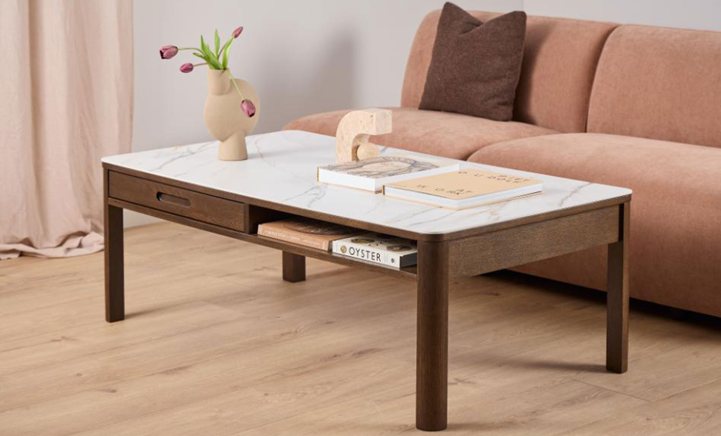 VELORIA Soffbord M�rkbrun