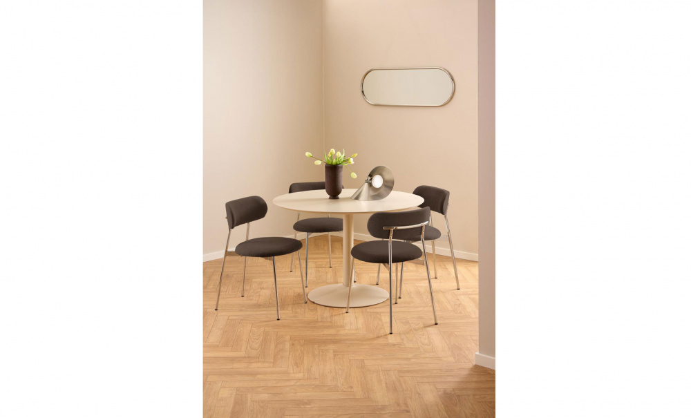 Bild nr 2 (NOIR� Stol Brun/Krom)