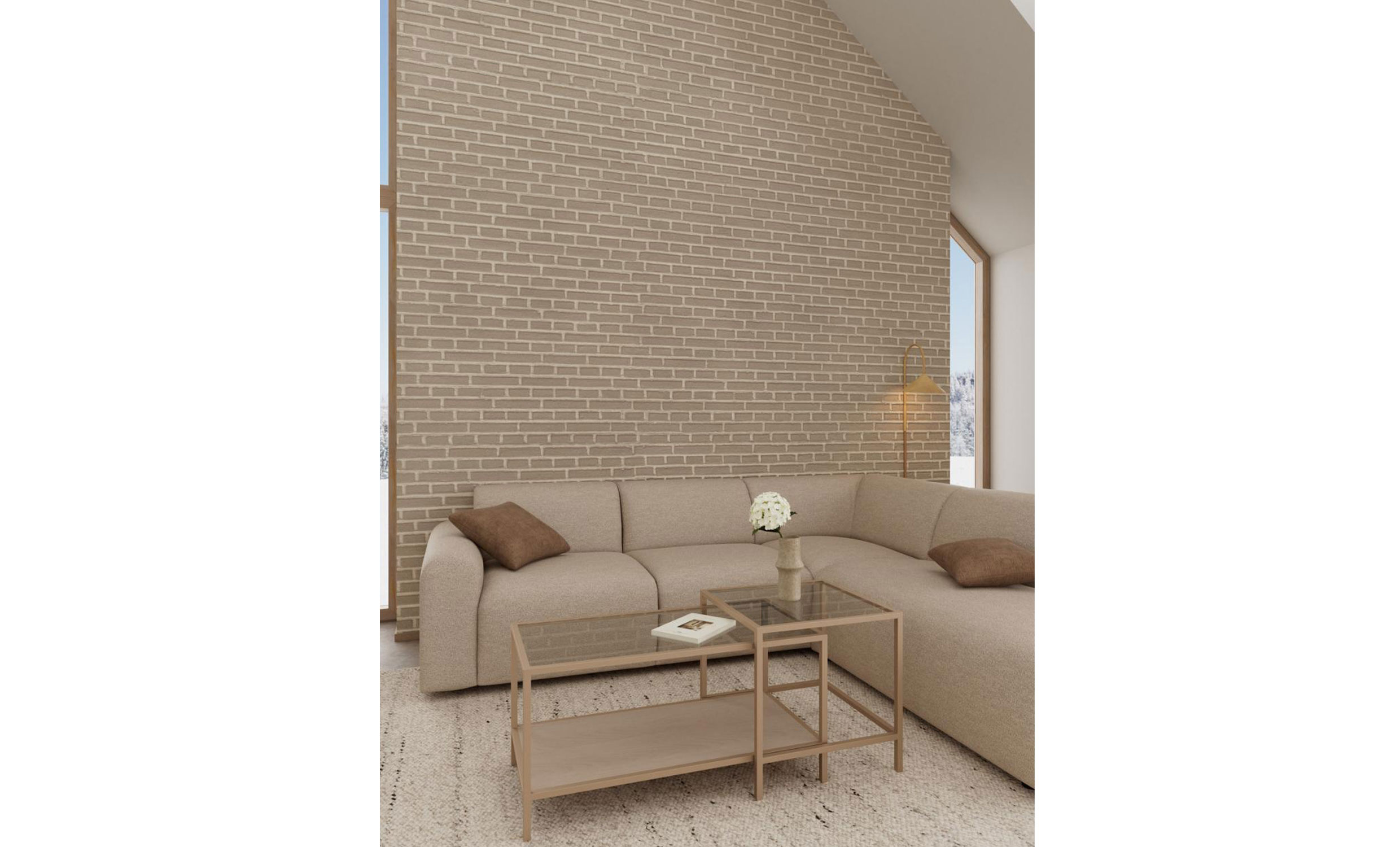 SANDY Soffbord 2-set Ljusgr�