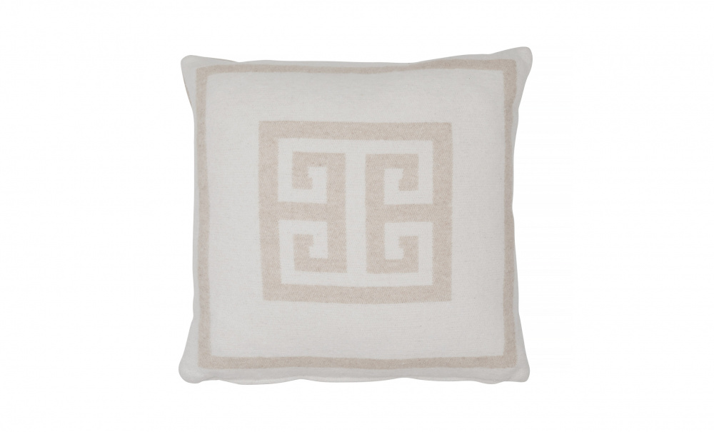 LUGANO Kuddfodral 45x45 Sand/Offwhite i gruppen Mattor & Textil / Prydnadskuddar / Kuddfodral hos SoffaDirekt.se (01026298702)