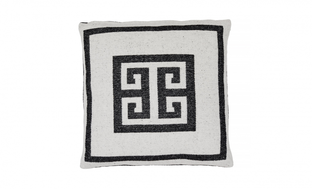 LUGANO Kuddfodral 45x45 Gr/Offwhite i gruppen Mattor & Textil / Prydnadskuddar / Kuddfodral hos SoffaDirekt.se (01026298902)
