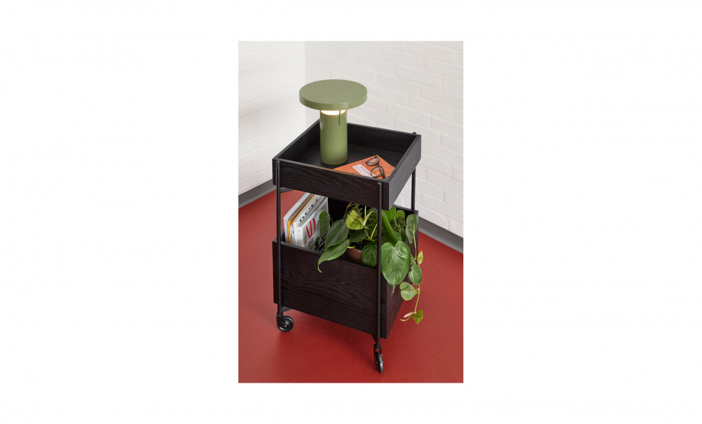 FRESH Serveringsvagn Svart i gruppen Vardagsrum / Soffbord / Trbord hos SoffaDirekt.se (021609)