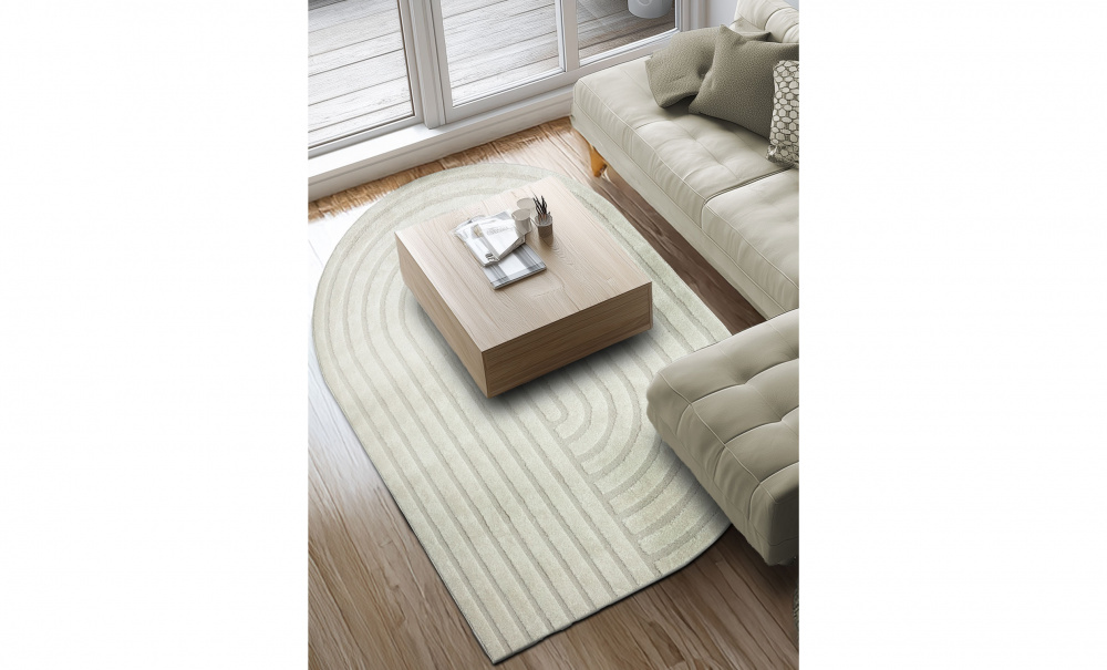 TILLY Matta 160x230 Offwhite i gruppen Mattor & Textil / Mattor / Wiltonmattor hos SoffaDirekt.se (03-84)