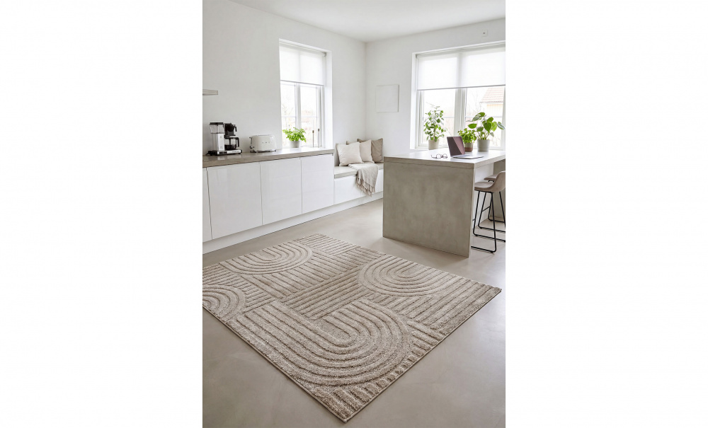 Bild nr 2 (DEJAN Matta 160x230 Beige)
