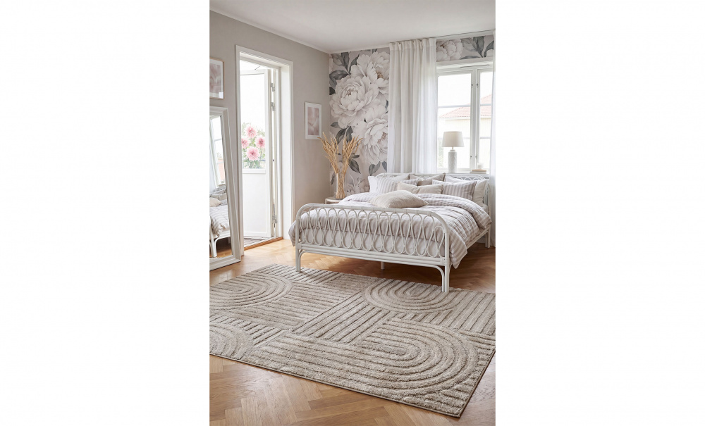 Bild nr 3 (DEJAN Matta 160x230 Beige)