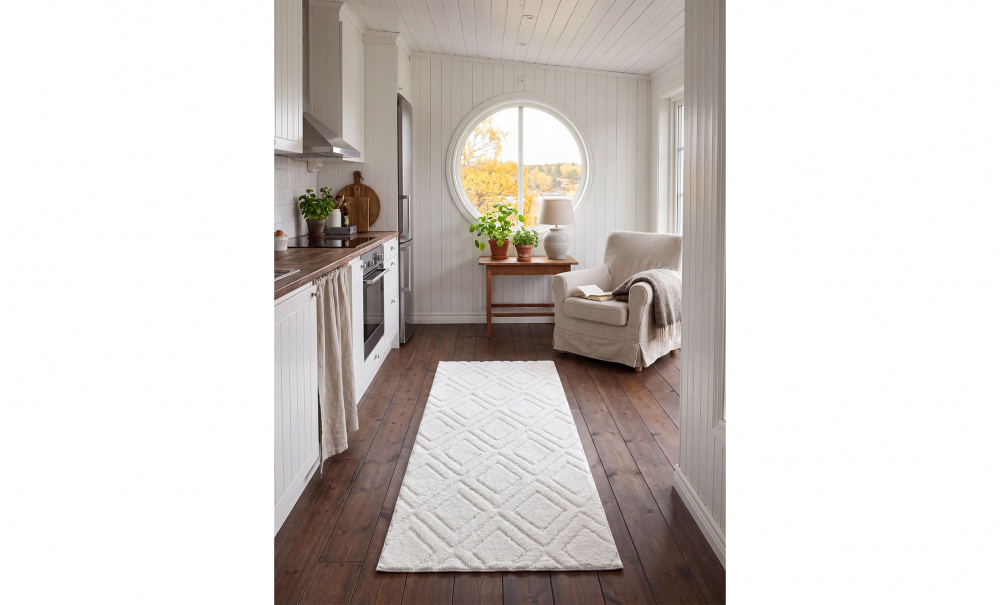 Bild nr 2 (ARGYLE Matta 80x135 Vit)