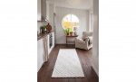 Byt till bild nr 2 (ARGYLE Matta 80x135 Vit)
