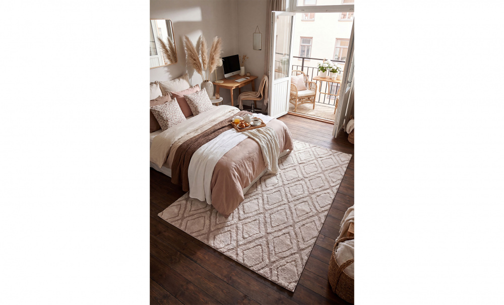 Bild nr 3 (ARGYLE Matta 240x340 Beige)