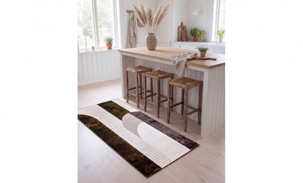 Bild nr 2 (DIEGO Matta 80x150 Olive/Beige)