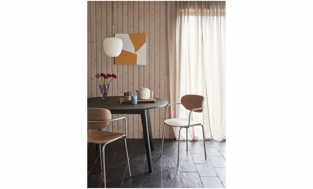 STAY Matbord Runt Svart i gruppen Matplats / Bord / Matbord hos SoffaDirekt.se (051101)