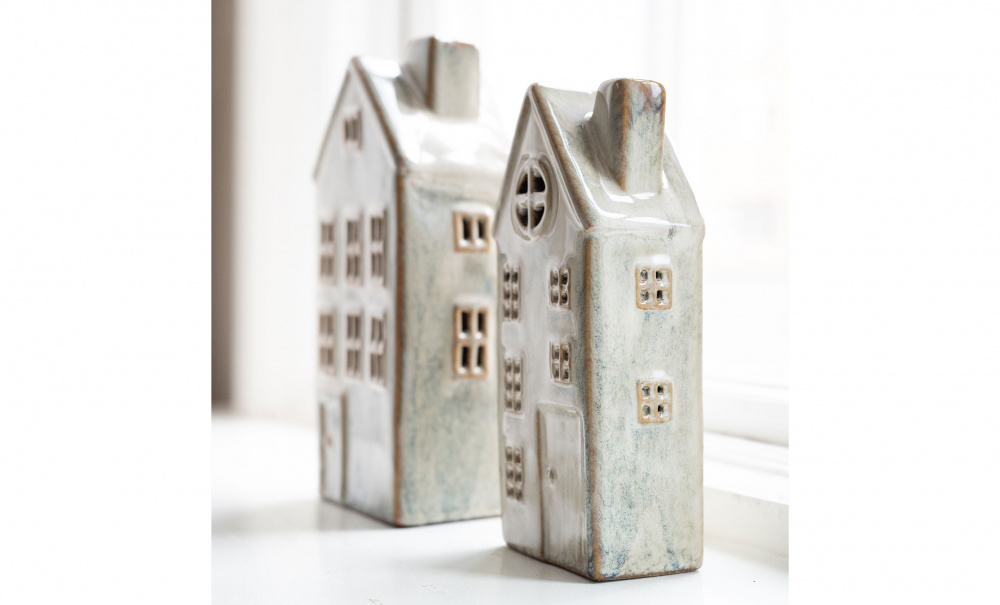 Bild nr 2 (LED Hus 2-set Offwhite)