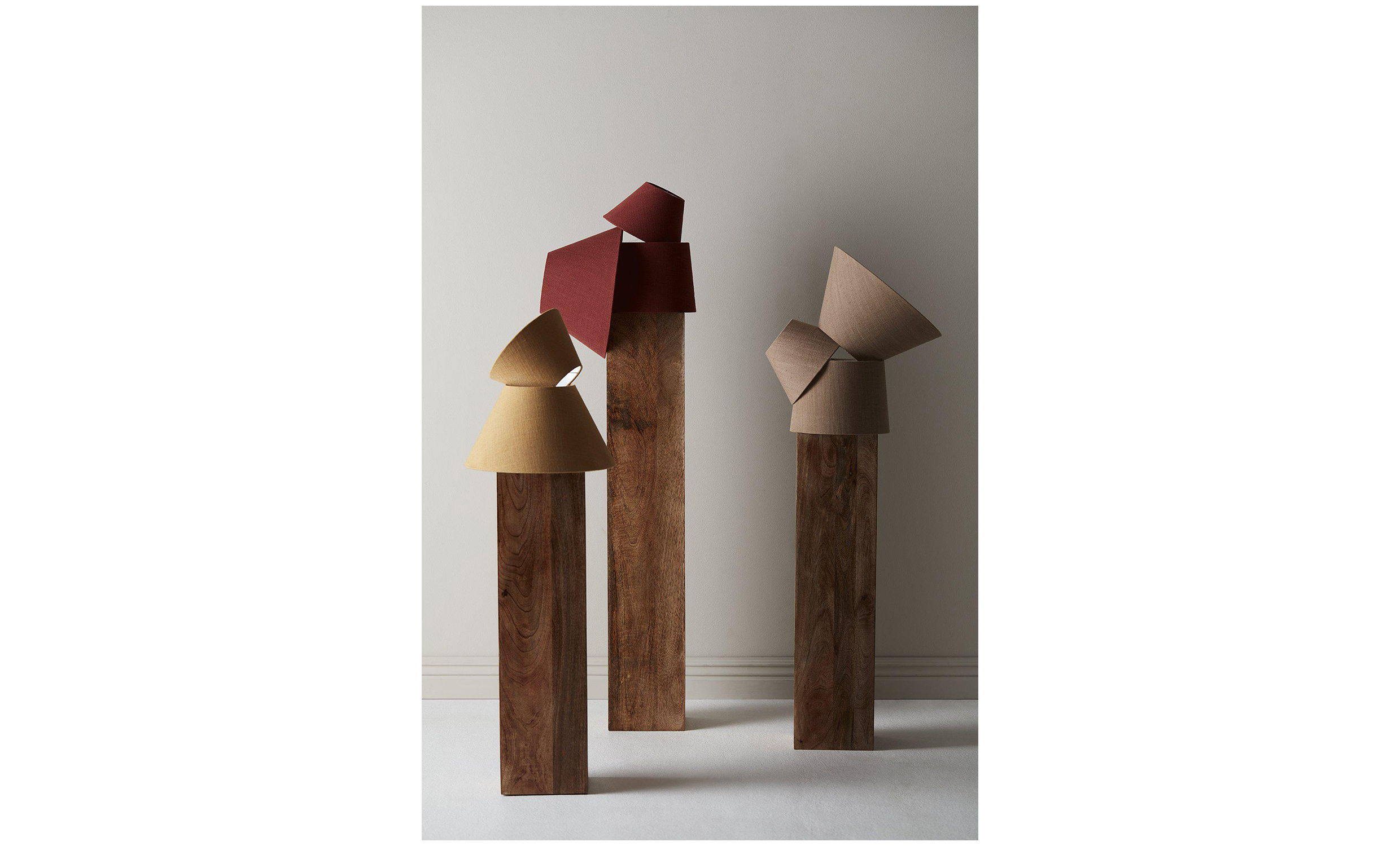 EMPIRE Lampskrm Florenzo Ochre 50cm