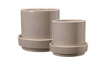 Byt till bild nr 1 (METTE Kruka 2-Set Beige)