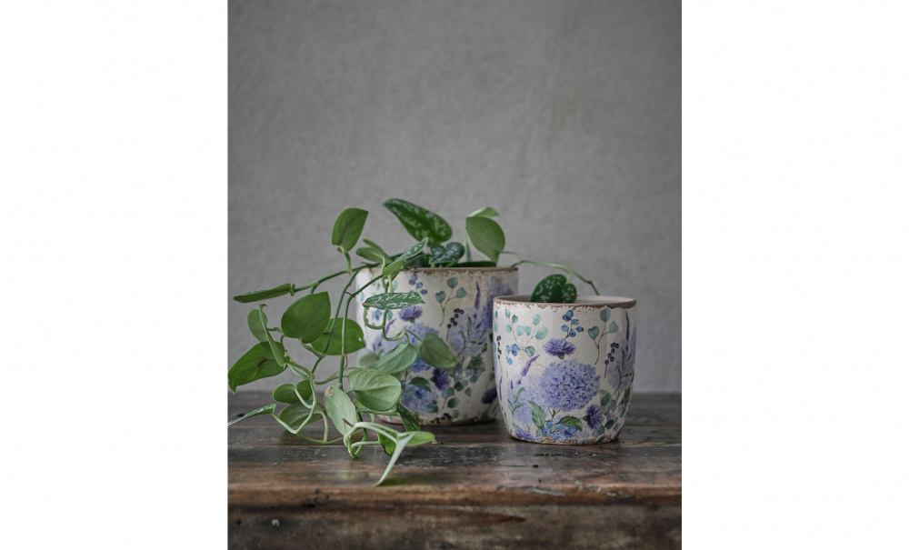 Bild nr 2 (ELLINOR Kruka 2/S Vit/Bl�)