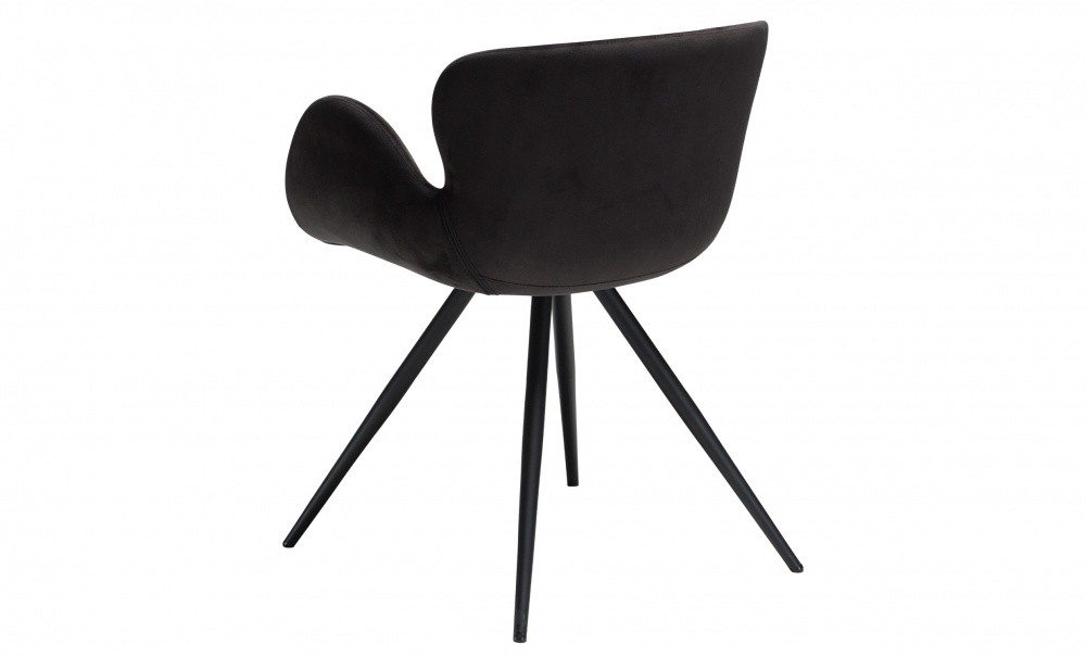 GAIA Stol Velvet Svart i gruppen Matplats / Sittmbler / Stolar hos SoffaDirekt.se (100200140)