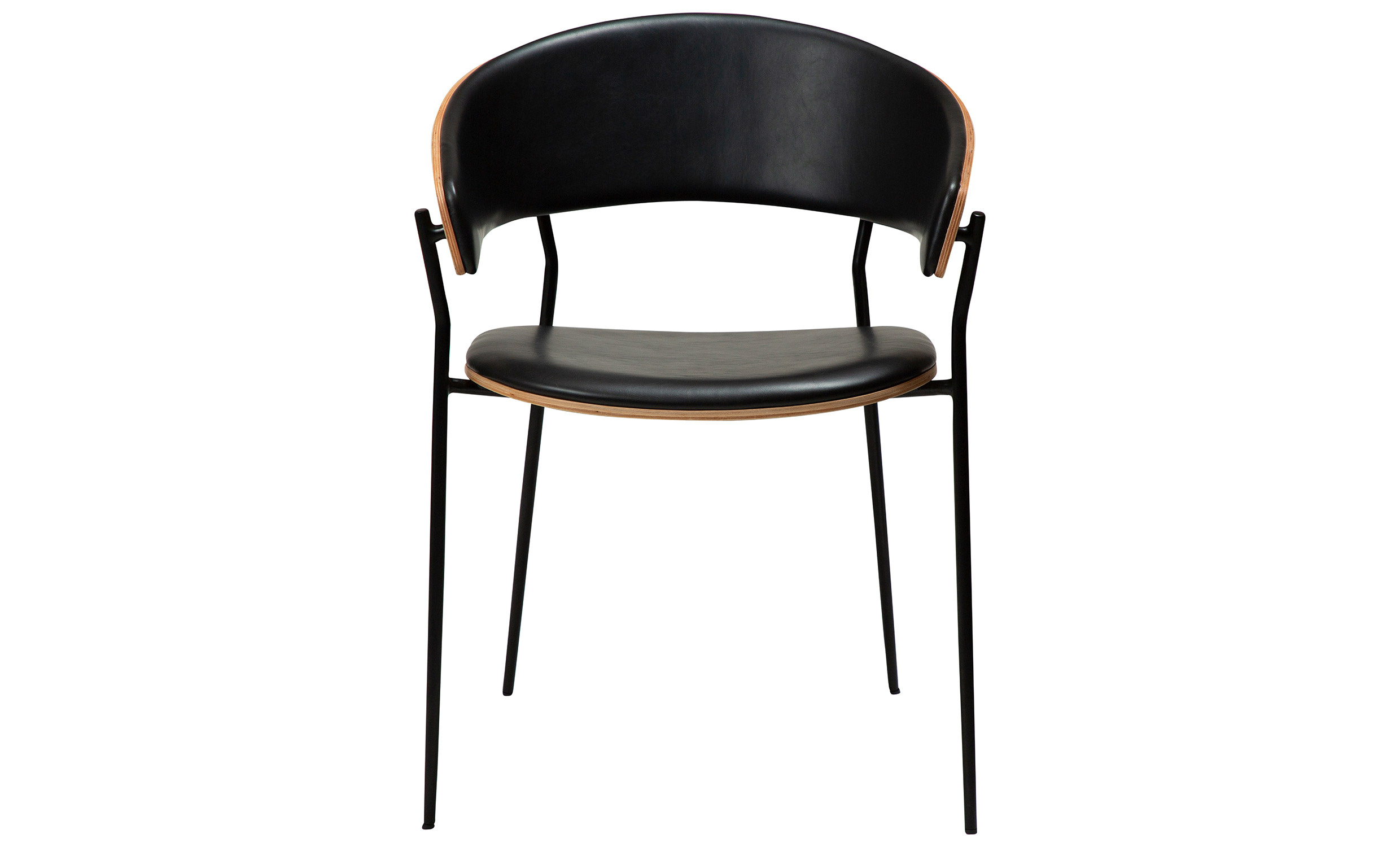 CRIB Stol PU Svart/Ek
