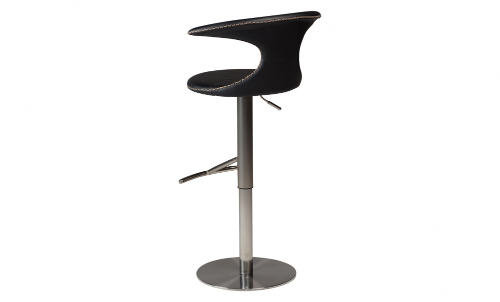 FLAIR Barstol Lder Svart i gruppen Matplats / Sittmbler / Barstolar hos SoffaDirekt.se (100801585)