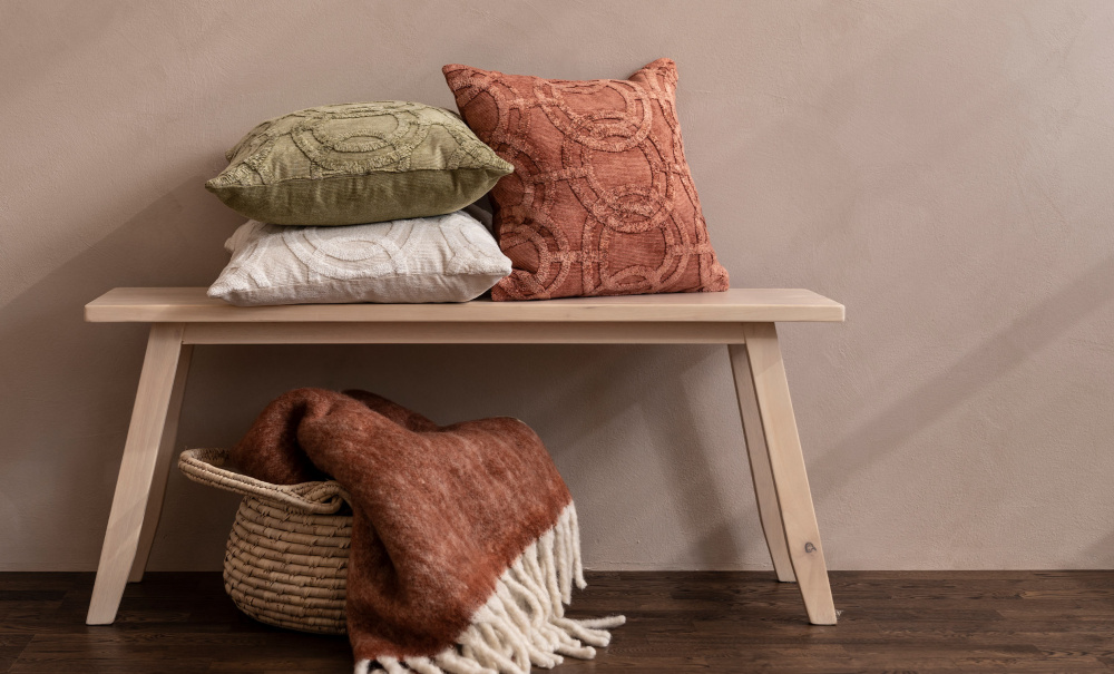 CELINA Kuddfodral, Grn i gruppen Mattor & Textil / Prydnadskuddar / Kuddfodral hos SoffaDirekt.se (103436)