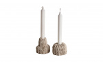 Byt till bild nr 1 (BRUNO Ljusstake 2-pack Beige)