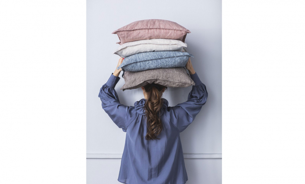 VIDE Kuddfodral 50x50 Linne i gruppen Mattor & Textil / Prydnadskuddar / Kuddfodral hos SoffaDirekt.se (104591)