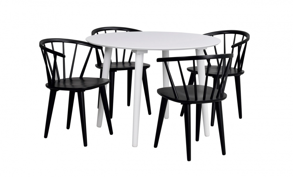 LOTTA Matbord 106 Vit i gruppen Matplats / Bord / Matbord hos SoffaDirekt.se (110646)