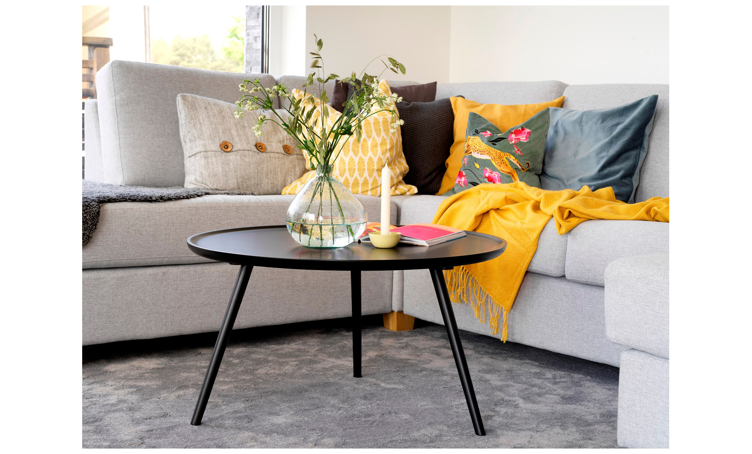 DAISY Soffbord 80 Svart