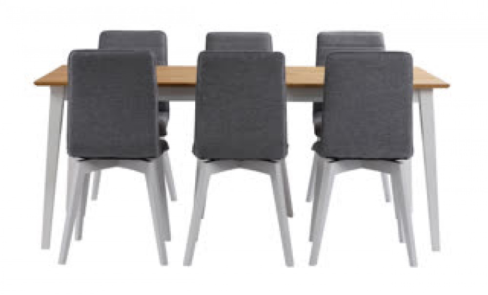 STARBY Stol Mrkgr/Svart i gruppen Matplats / Sittmbler / Stolar hos SoffaDirekt.se (113639)
