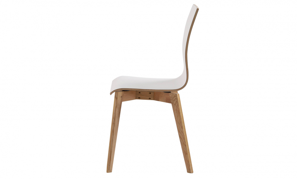 STARBY Stol Vit/Ek i gruppen Matplats / Sittmbler / Stolar hos SoffaDirekt.se (113642)