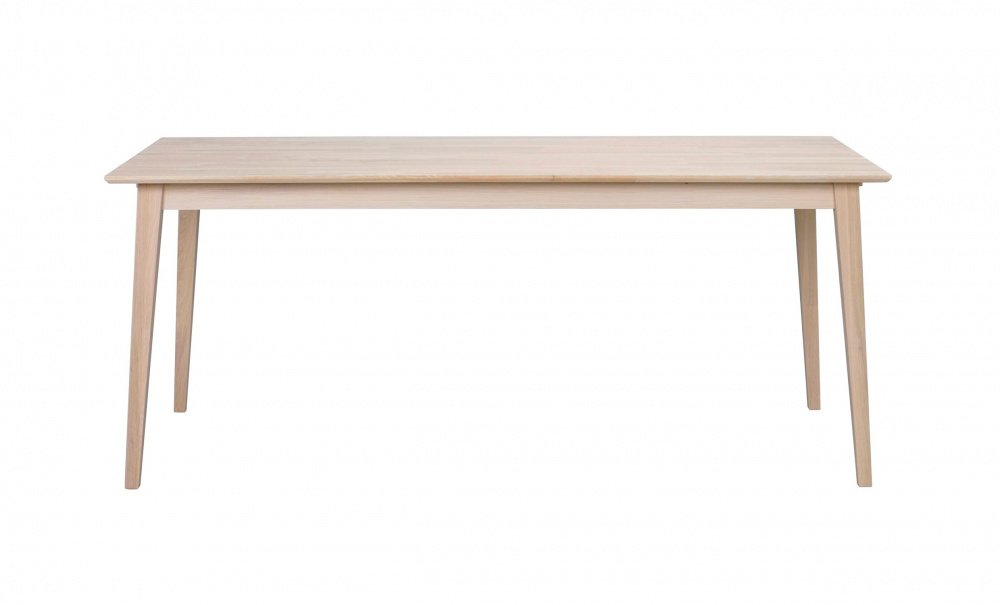 LILLEHEM Matbord 180 Ek Vitpigmenterad i gruppen Matplats / Bord / Matbord hos SoffaDirekt.se (113729)