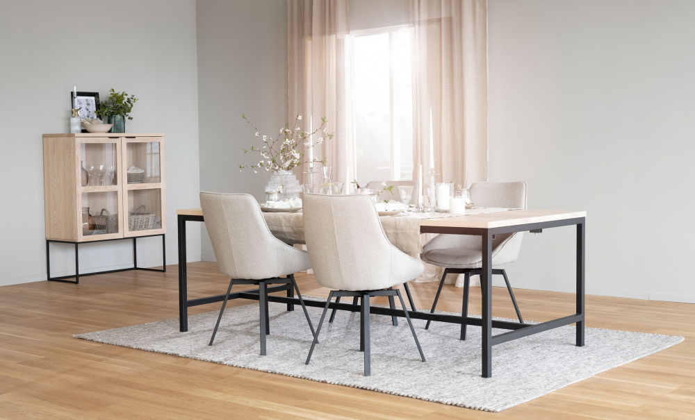 ALISON Stol Beige i gruppen Matplats / Sittmbler / Stolar hos SoffaDirekt.se (117761)