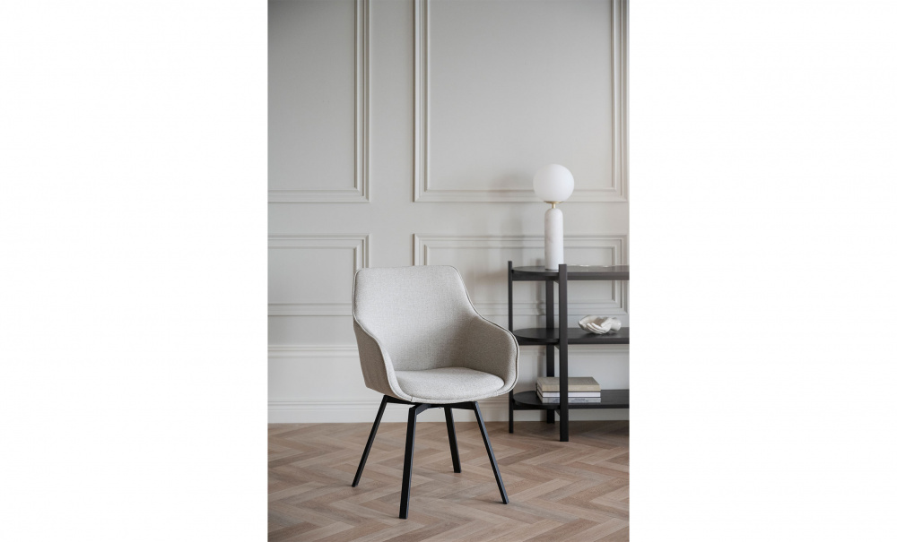 ALISON Karmstol Beige i gruppen Matplats / Sittmbler / Stolar hos SoffaDirekt.se (117768)