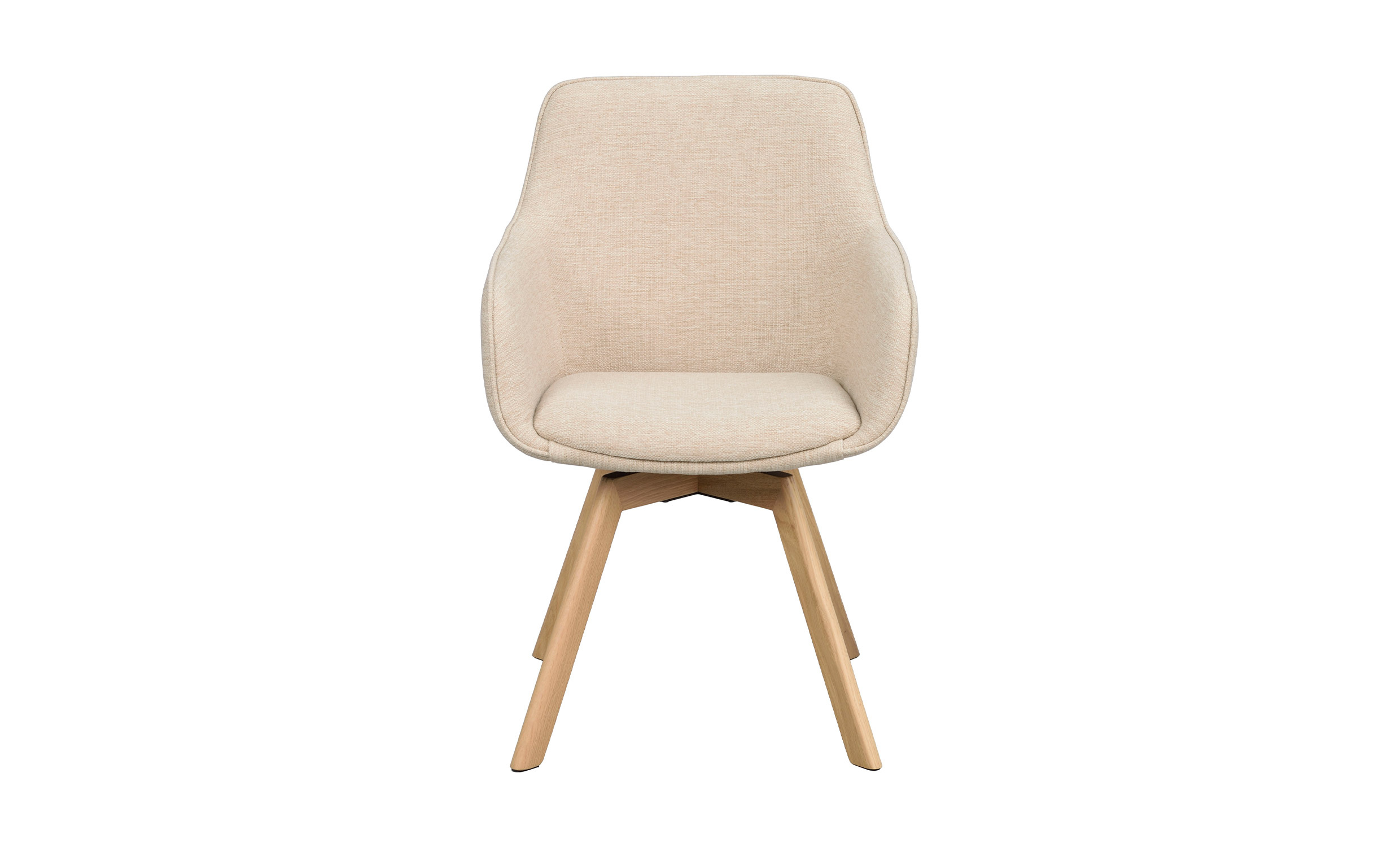 ALISON Karmstol Ljusbeige/Ek