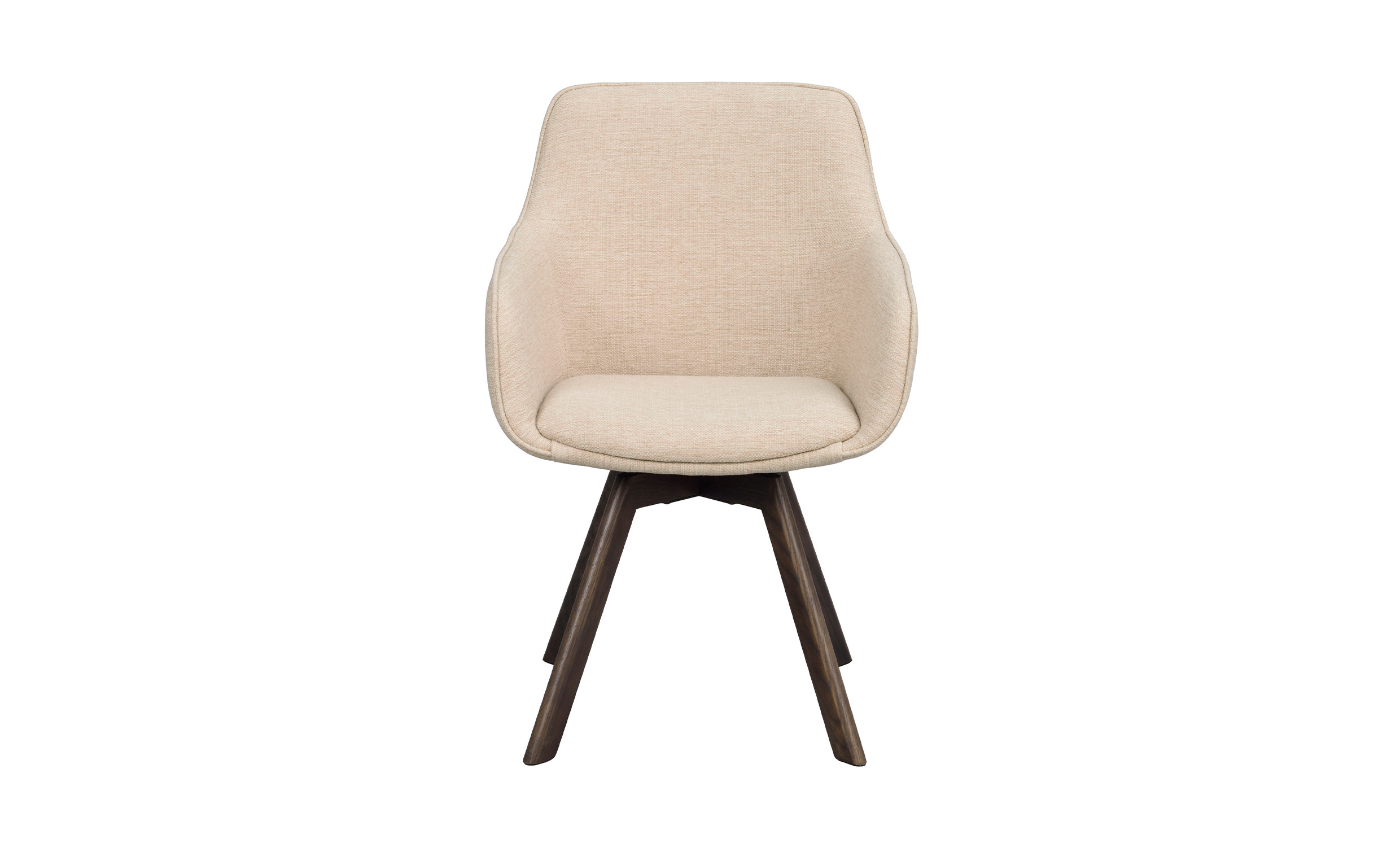 ALISON Karmstol Ljusbeige/Brun