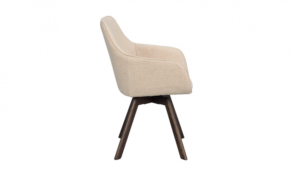 ALISON Karmstol Ljusbeige/Brun i gruppen Matplats / Sittmbler / Stolar hos SoffaDirekt.se (117882)