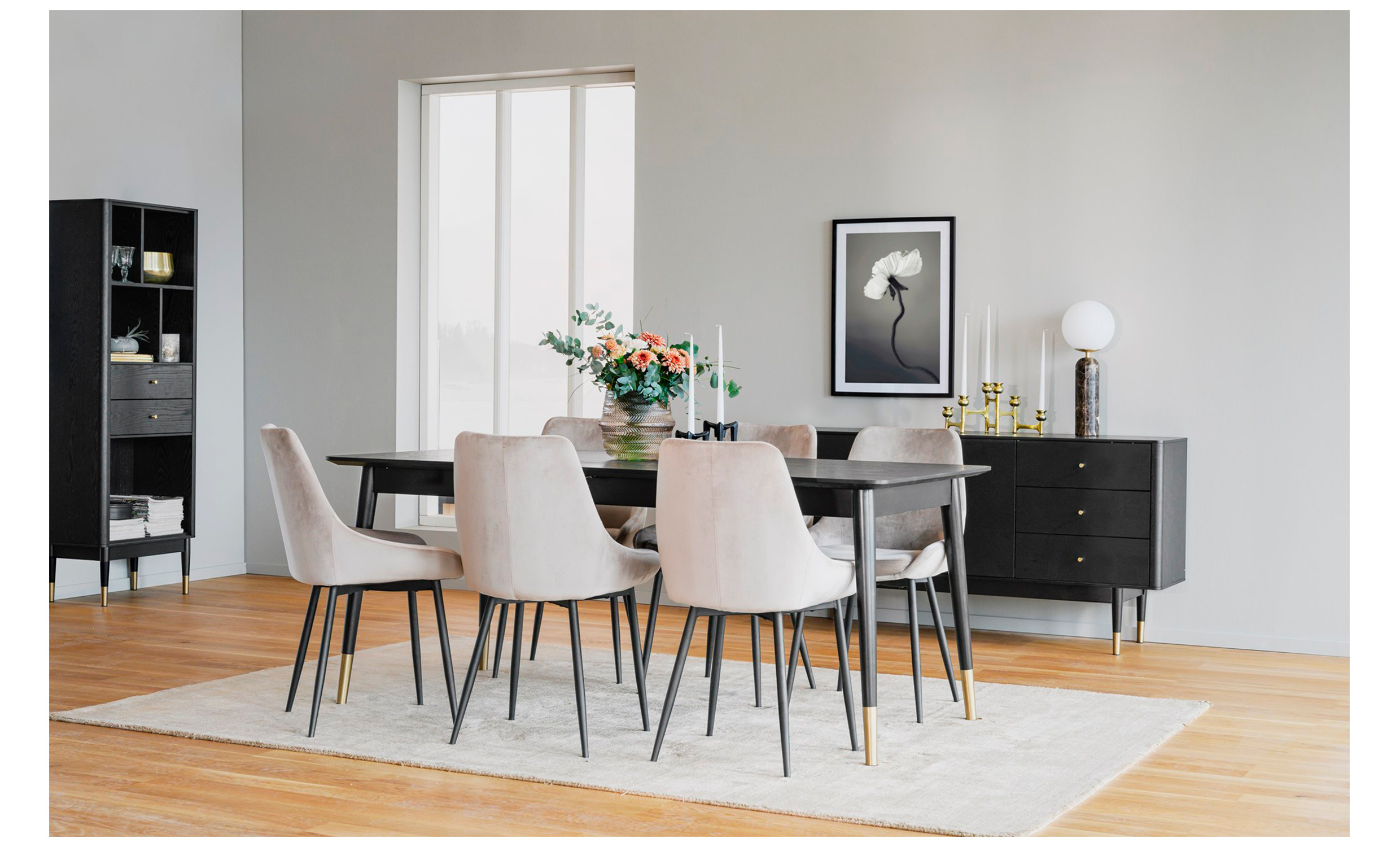 FENWOOD Matbord Svart
