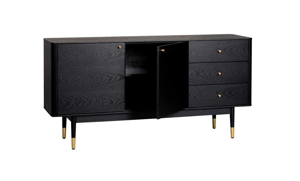 FENWOOD Sideboard Svart i gruppen Vardagsrum / Frvaringsmbler / Sideboards hos SoffaDirekt.se (118602)