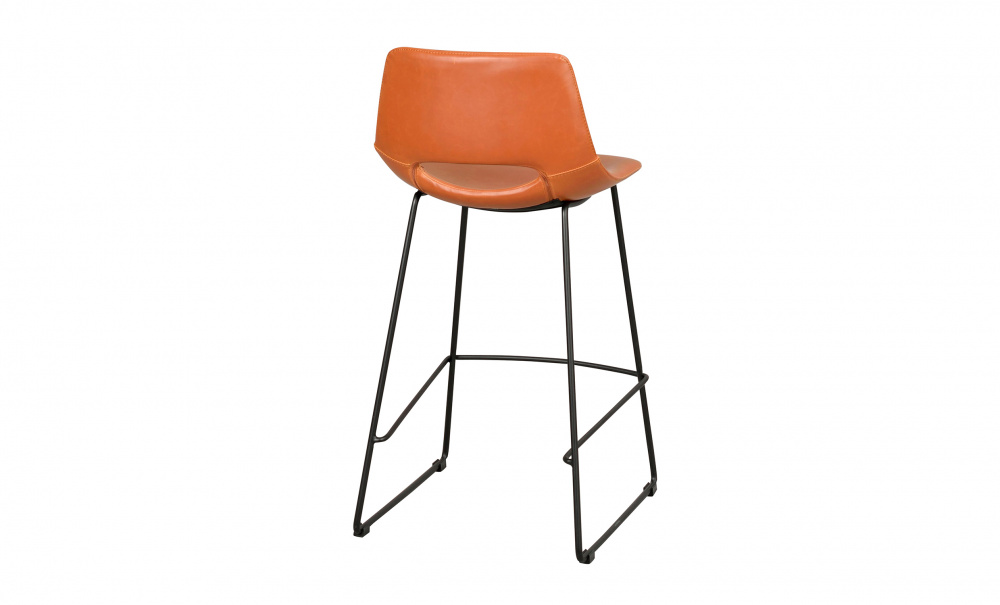 MANNING Barstol Konstlder Cognac i gruppen Matplats / Sittmbler / Barstolar hos SoffaDirekt.se (118616)