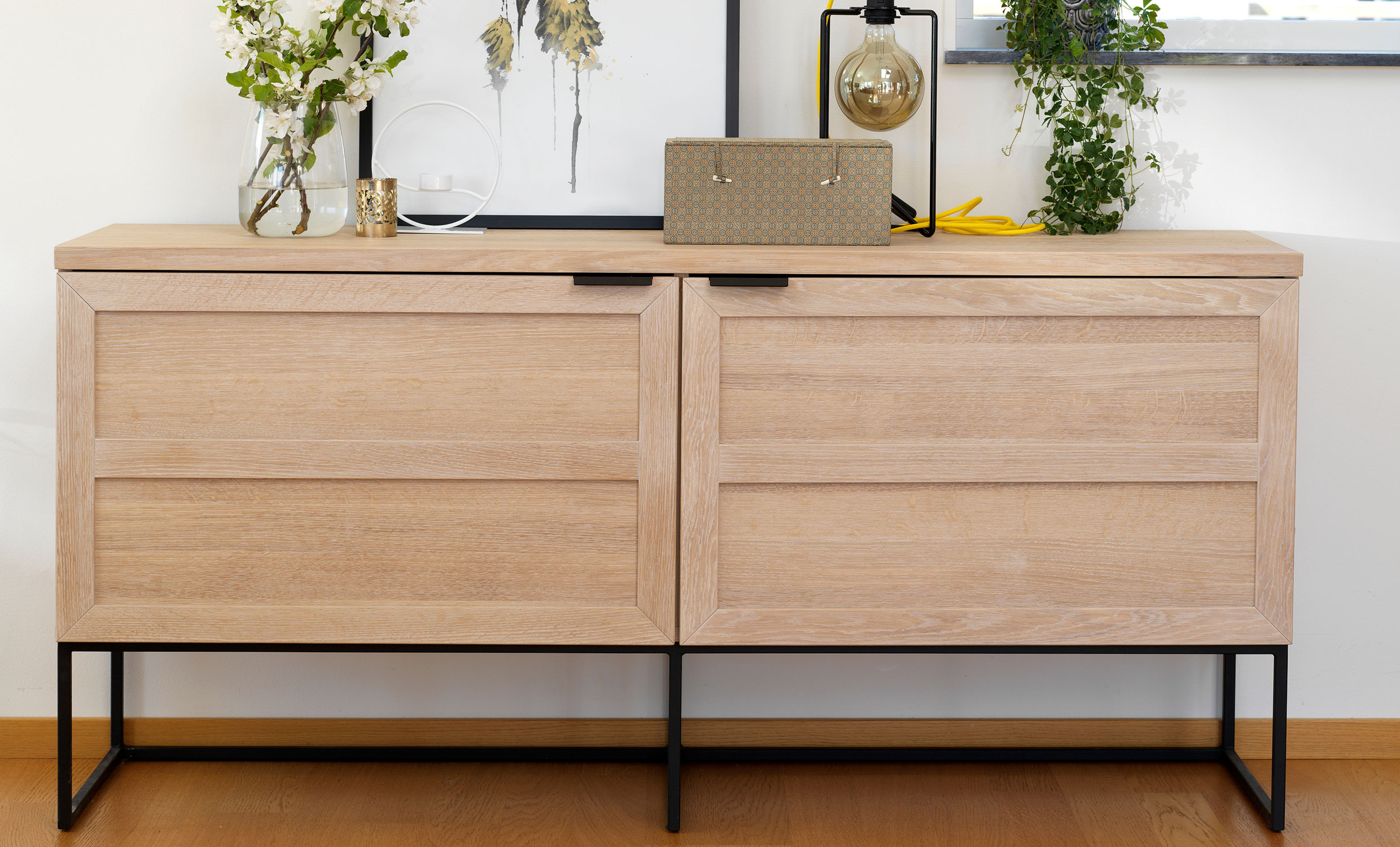 EVERETT Sideboard 160 Vitpigmenterat