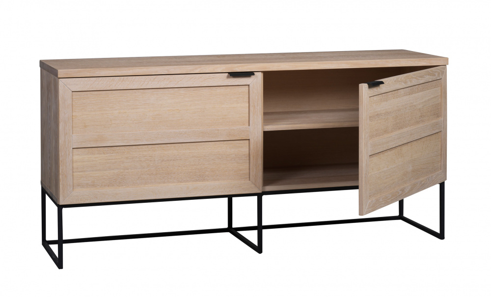 EVERETT Sideboard 160 Vitpigmenterat i gruppen Vardagsrum / Soffbord / Sidobord hos SoffaDirekt.se (118768)