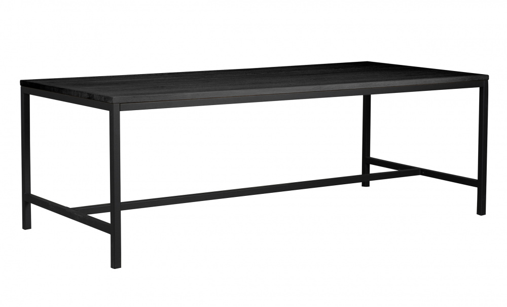 EVERETT matbord 220 svart ask/svart i gruppen Matplats / Bord / Matbord hos SoffaDirekt.se (118780)