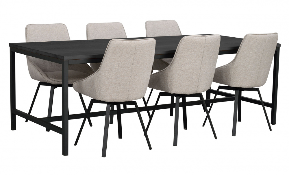 EVERETT tillgg svart ask i gruppen Matplats / Bord / Matbord hos SoffaDirekt.se (118781)