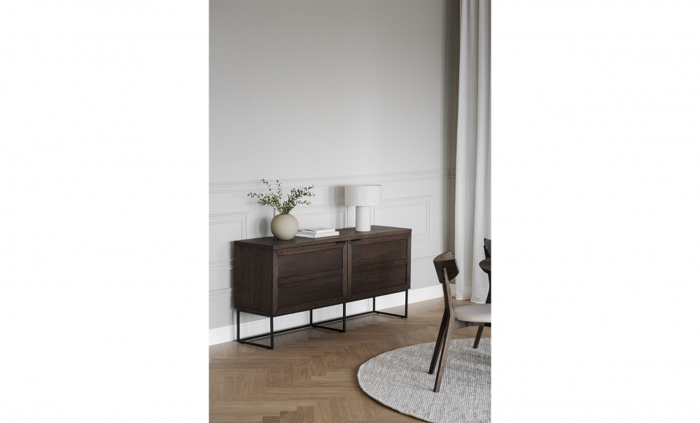 EVERETT Sideboard 160 Brun i gruppen Vardagsrum / Frvaringsmbler / Sideboards hos SoffaDirekt.se (118792)