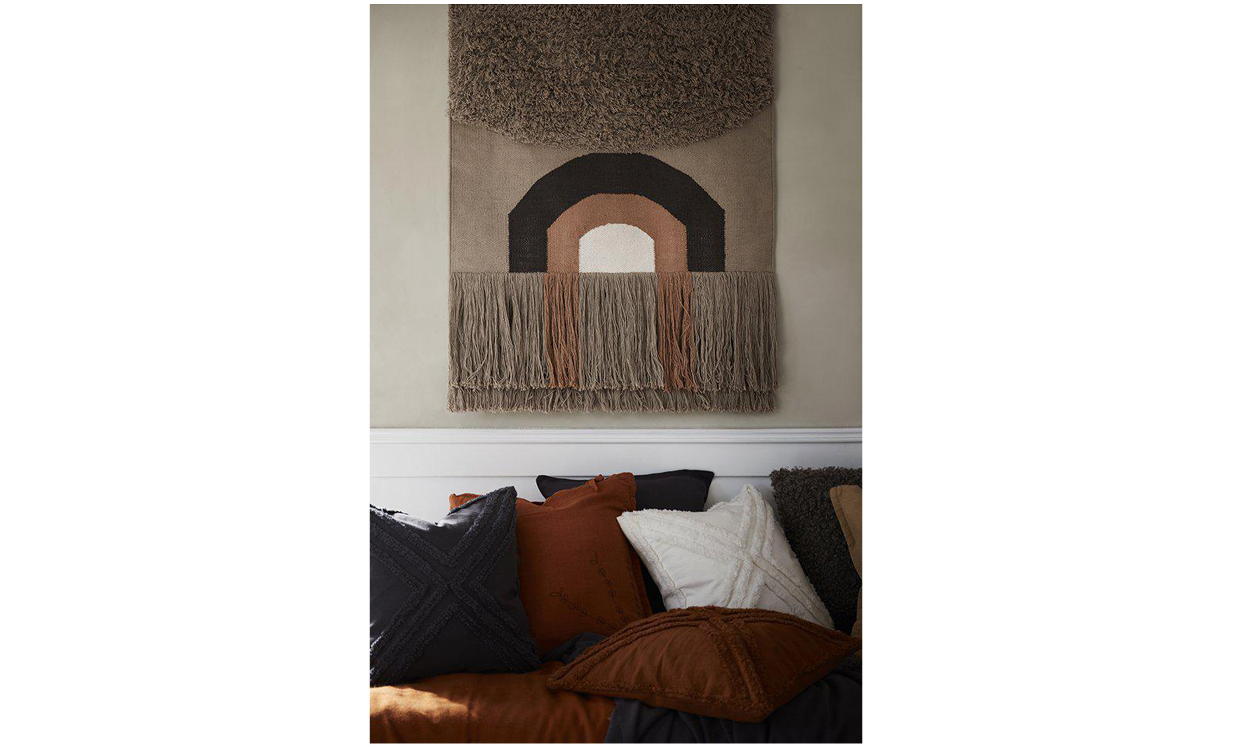 SARAH Kuddfodral 45x45 Brun