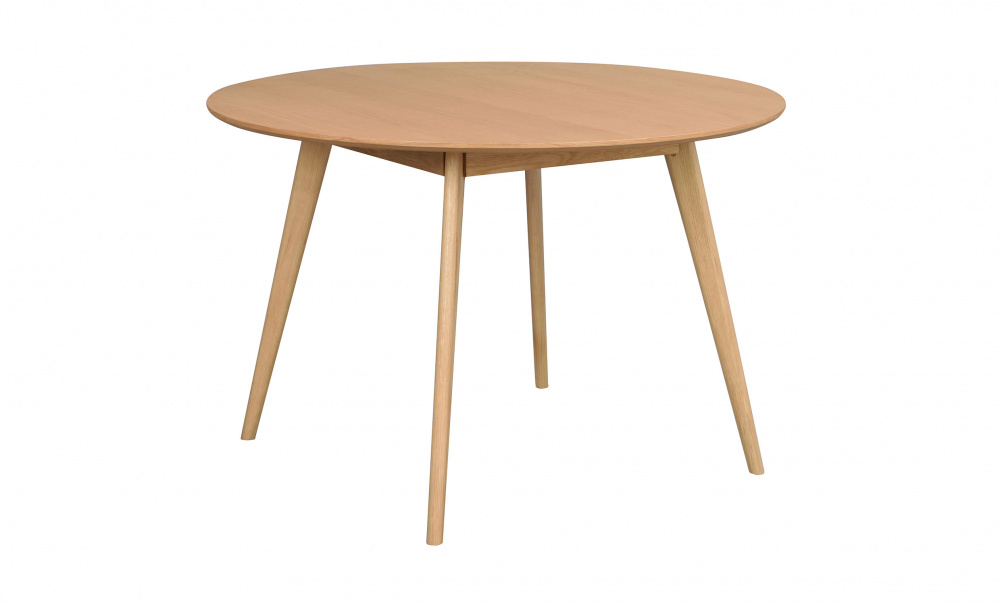 YUMI Matbord Runt 115 Lackad ek i gruppen Matplats / Bord / Matbord hos SoffaDirekt.se (119203)